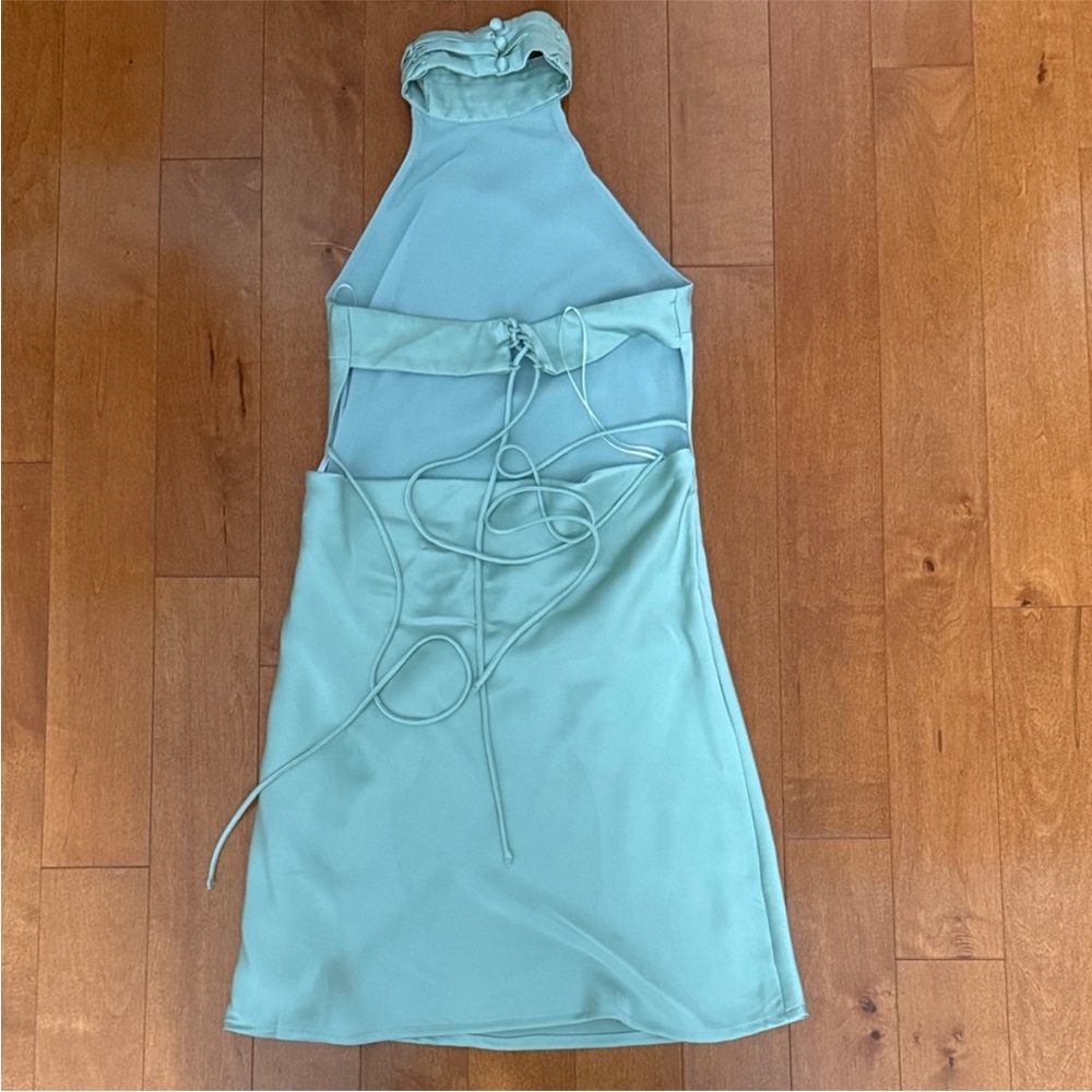 Princess Polly Mint Backless Dress - Picture 5 of 6
